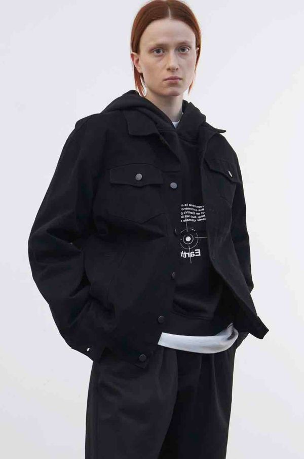 Куртка Futureisnown Coverall jacket Джинсовая Черная - фото 2