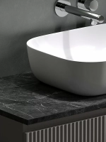 Тумба с раковиной Sancos SNOB R 100 со столешницей, Doha Soft