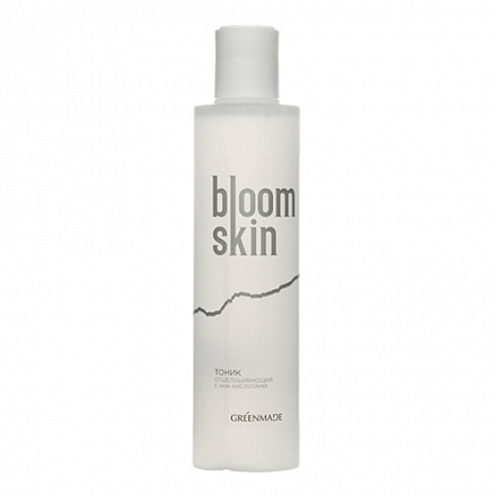 Тоник для лица Сияние и обновление BLOOM SKIN с АНА-кислотами, ТМ GREEN MADE
