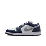 Jordan 1 Low Wolf Grey Midnight Navy