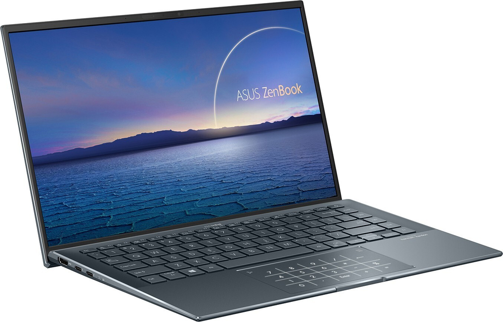 Ноутбук Asus Zenbook 14 UX435EG-A5063T Pine Grey Core i5-1135G7/8G/512G SSD/14; FHD IPS AG/NV MX450 2G/WiFi/BT/ScreenPad 2.0/Win10