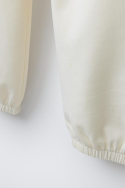 ZARA СВОБОДНЫЕ БРЮКИ-ДЖОГГЕРЫ, ЭКРЮ