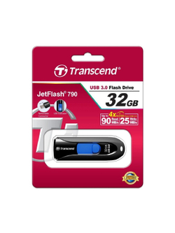 Transcend USB Drive 32Gb JetFlash 790 TS32GJF790K {USB 3.0}