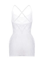 Полупрозрачная комбинация Lizaveta с бретелями крест-накрест