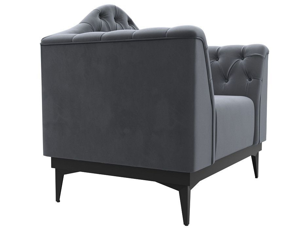 Кресло Флорида, Серый, Велюр, 112287