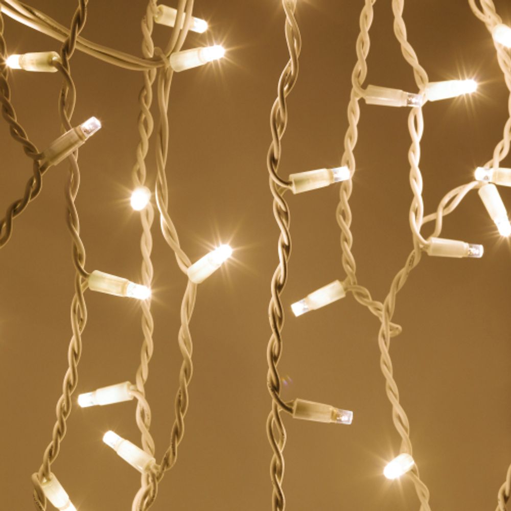 Гирлянда ЭРА ERAPS-SK1 светодиодная новогодняя занавес 2x3 м тёплый белый свет 600 LED