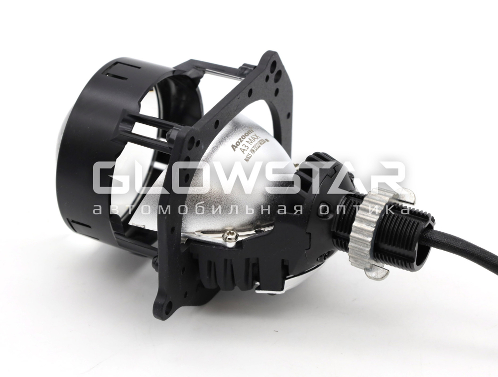 Билед модули Aozoom A3 Max 2025 2.5 дюйма, 5500К, 12V, 49W/57W, крепление 3R и съемное гаечное (комплект, 2шт)