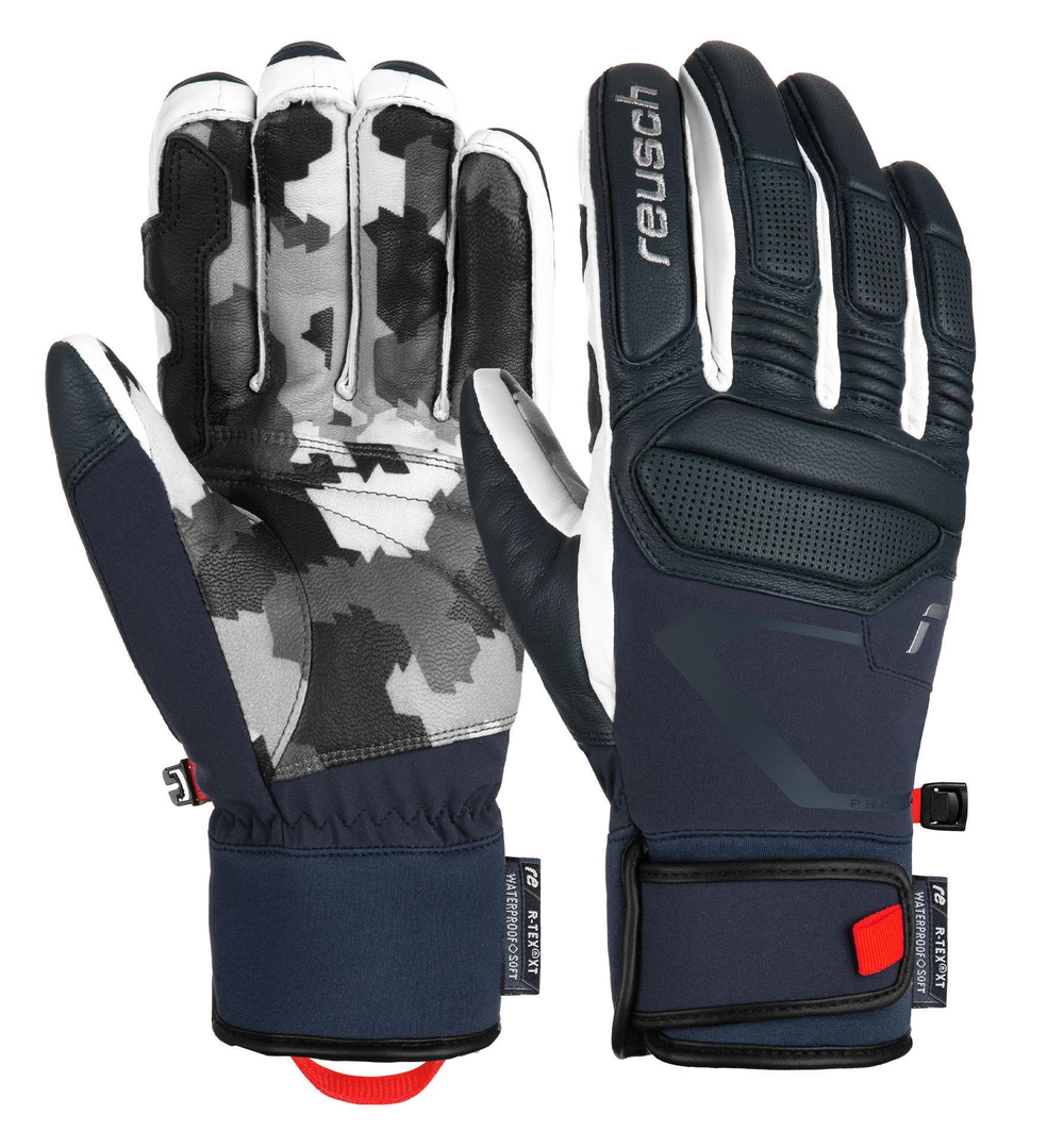 REUSCH 6201113_4477 Перчатки горнолыжные Alexis Pinturault Dress Blue/Grey