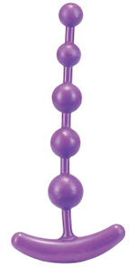 Анальная цепочка PURE ANAL BEADS - 15,2 см. (Цвет: фиолетовый)