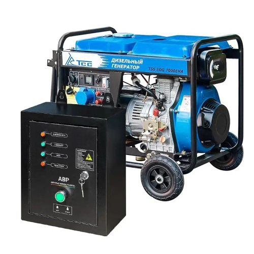 ТСС SDG 7000EHA дизель генератор с блоком АВР ТСС С 9000D/230/400 100033/100028