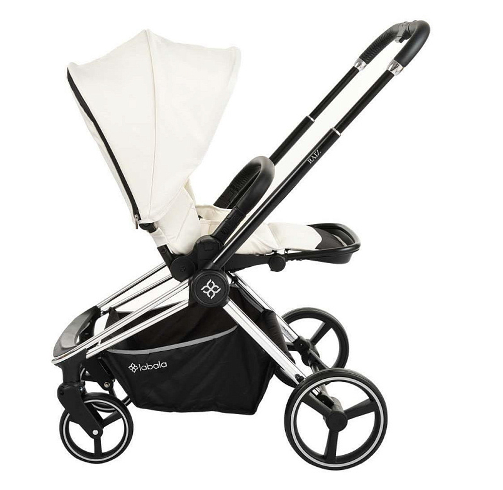 Коляска 2 в 1 Labala Raiz Lite White