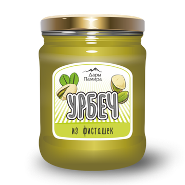 -Урбеч из фисташек, ДарыПамира, 230г.