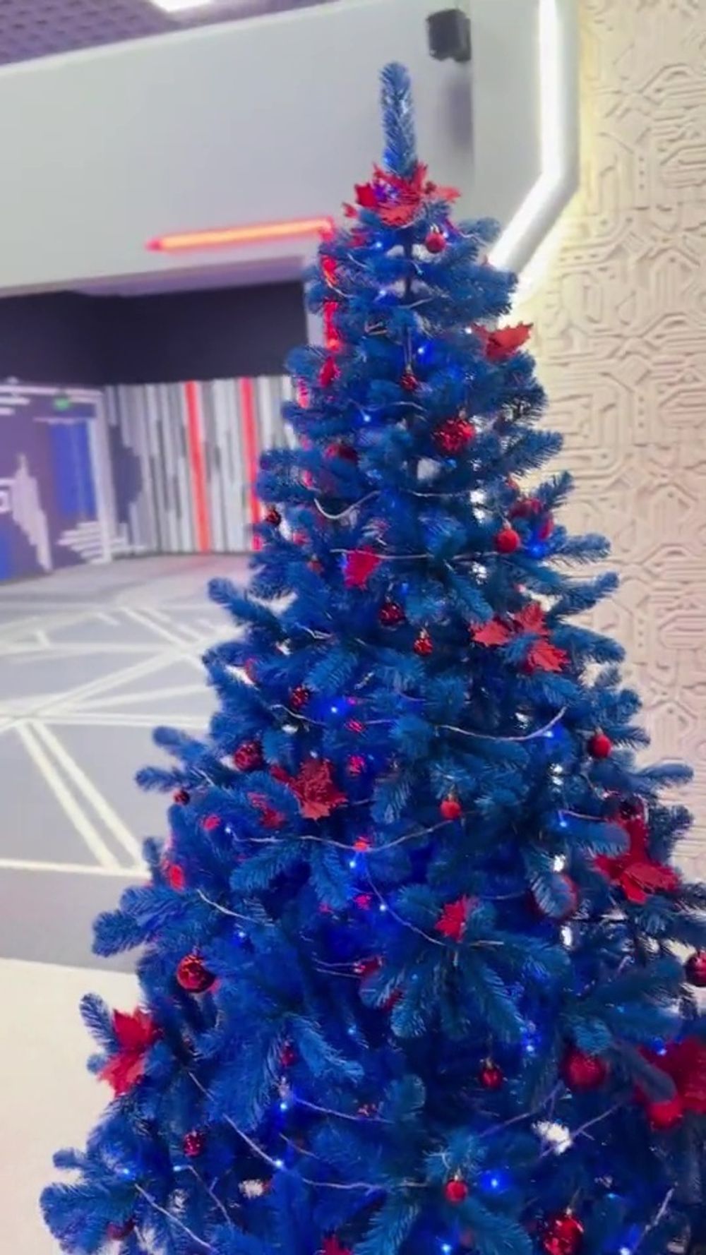 Искусственная синяя елка «Морозная» (пвх) 150 см / 1.5 м