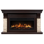 Каминокомплект: Очаг Electrolux EFP/P-4220LS, портал Michigan 42/40/36, камень мол., шп. тем. дуб