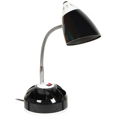 Светильник настольный с пеналом, E27, 40 Вт, черный, SPE17156-17H