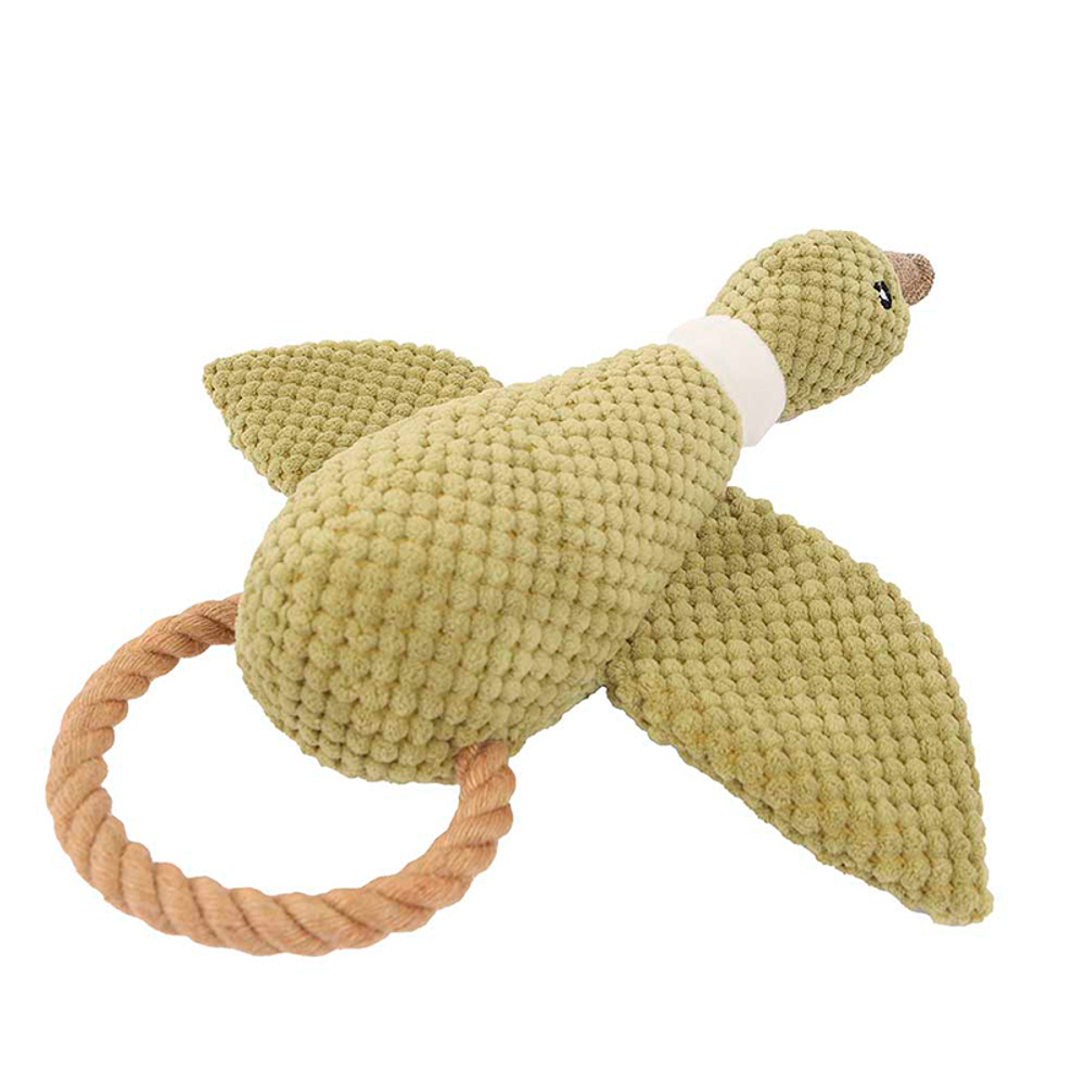 Мягкая игрушка M-PETS "Утка Бак" 35x30x9 см, для собак