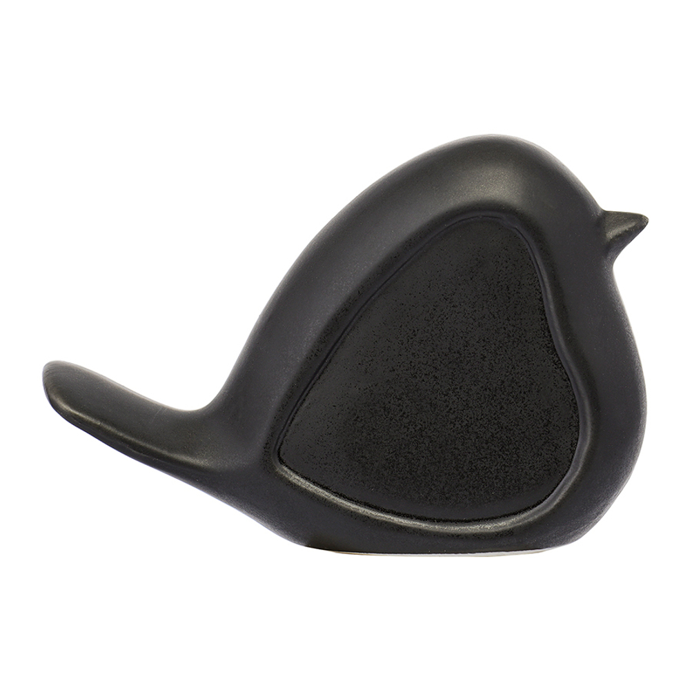 Декор из фарфора black birdie из коллекции essential, 14,5х6x10 см