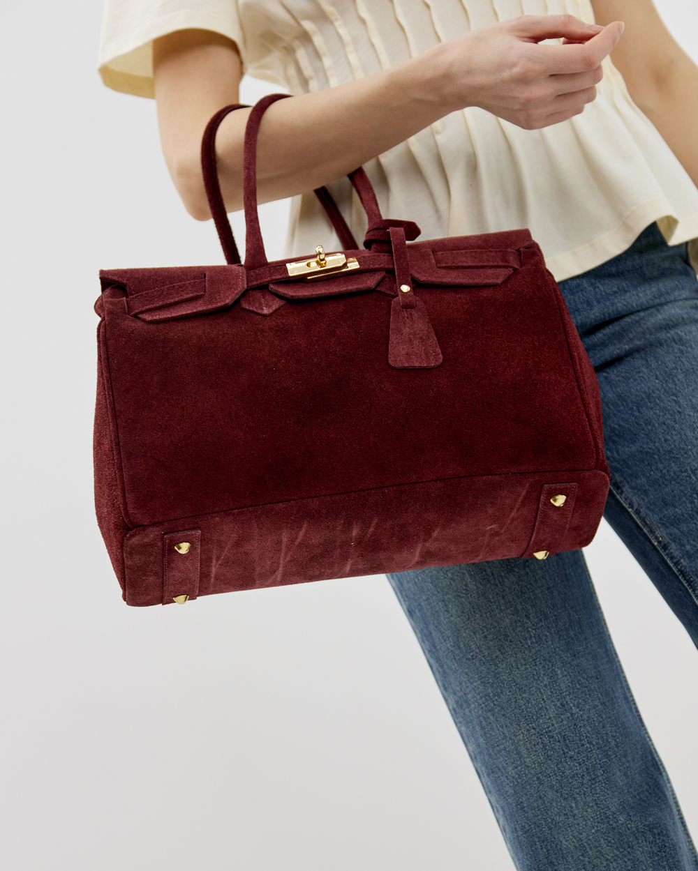 Сумка 555 15 бордовый