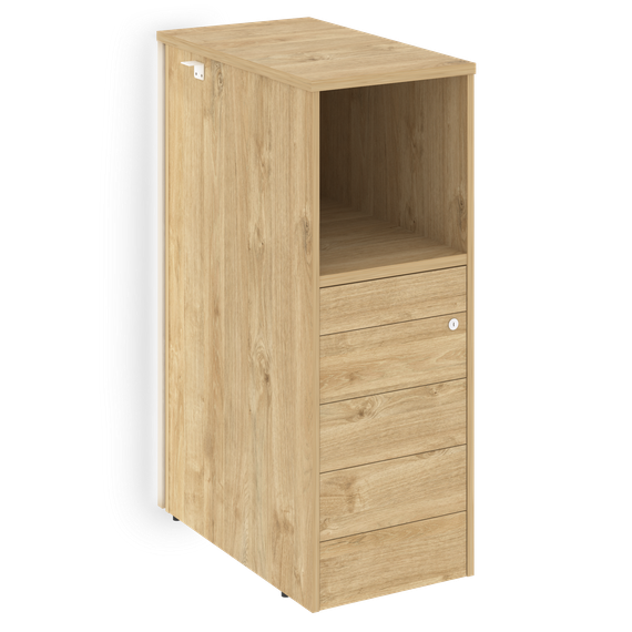 Оникс Тумба с подсветкой 5 ящиков TIP-ON завершающая, правая O.R-TV-5 TIP.S (R)  436*767*118