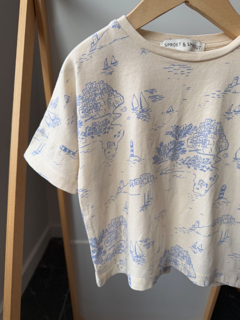 Хлопковая футболка Sproet & Sprout, 86