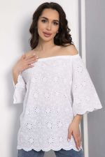 Блуза Воздушная (белая) Б13571-2М LT Collection