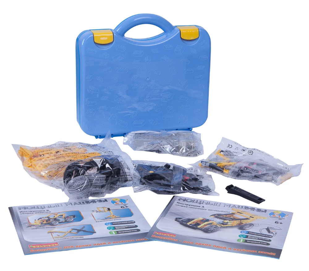 Игрушка конструктор Мощные машины 4 в 1 Bondibon