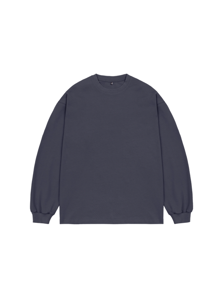 Лонгслив оверсайз (графит) 230 г