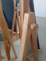 Напольное зеркало с тумбой