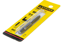 Метчик Stayer MASTER одинарный для сквозных и глухих отверстий сталь 9ХС М5х0.8 28021-05-0.8