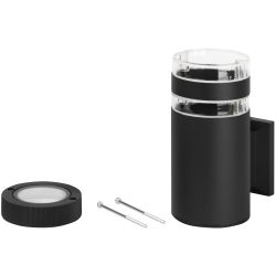 Светильник уличный настенный ЭРА «Адрия» GBW-102-BL-0200 230В 1хЕ27 max 30Вт IP54 200х150x90мм вверх черный | Садово-парковые светильники