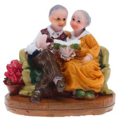 GAEM Фигурка декоративная "Бабушка с дедушкой", L8 W6 H7 см, 2в.