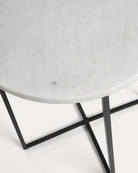 Журнальный столик Burnet, белый мрамор
