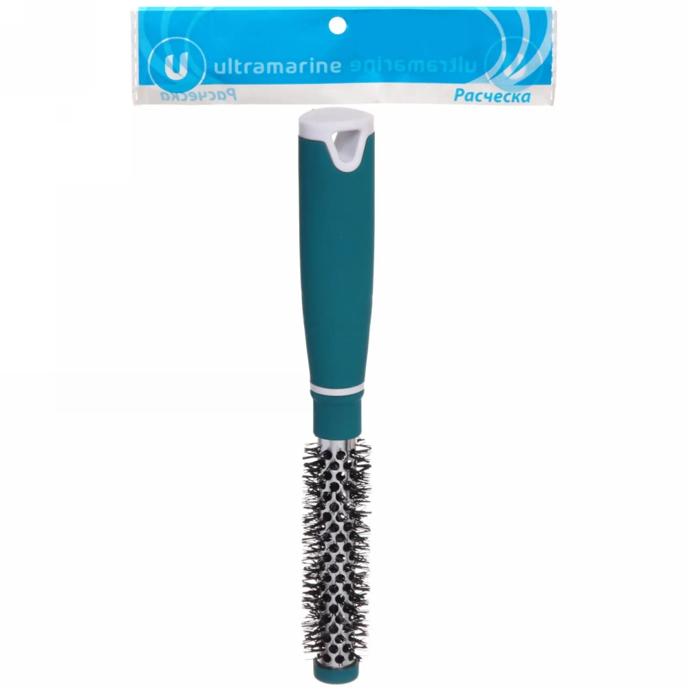 Расческа брашинг «Bella's Beauty room», цвет тёмно-бирюзовый, 24см, d-2,5см