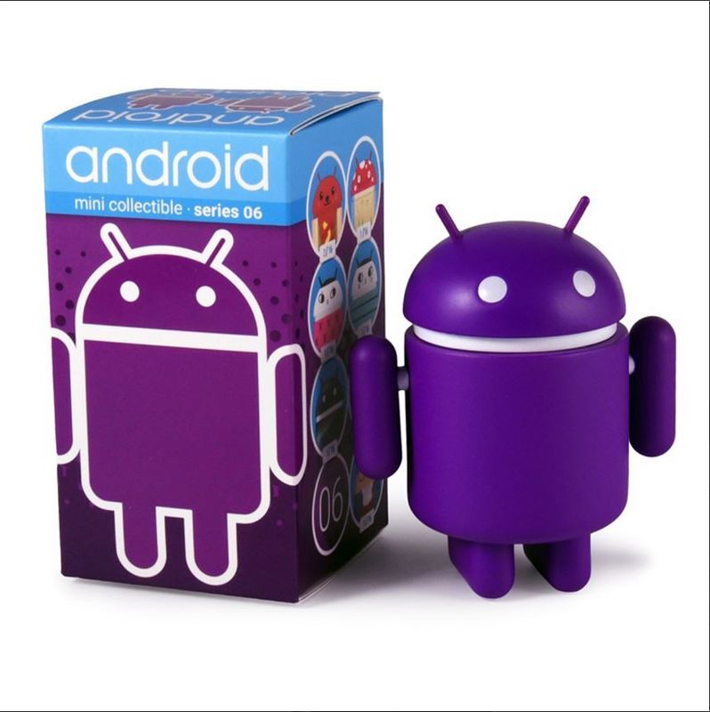 Android mini collectible series 06 робот коллекционный Фиолетовый (Violet)