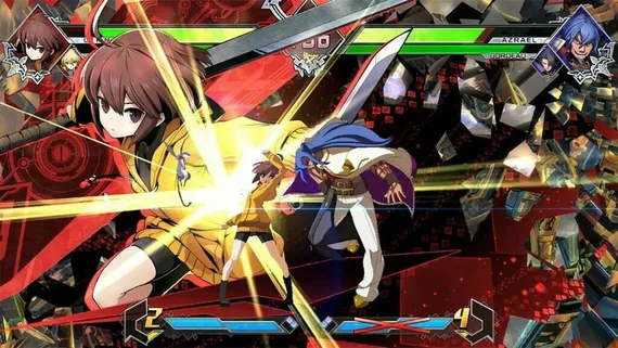 Blazblue Cross Tag Battle (Nintendo Switch, Английская версия, Б/У)