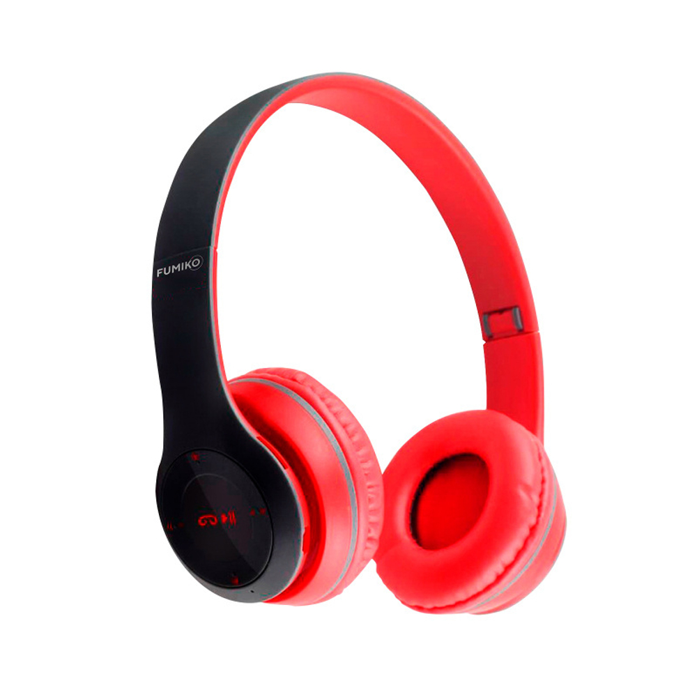Наушники накладные беспроводные FUMIKO UNISON красные