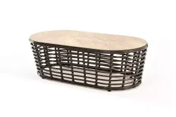 "Валенсия" журнальный столик из искусственного ротанга, цвет бронзовый