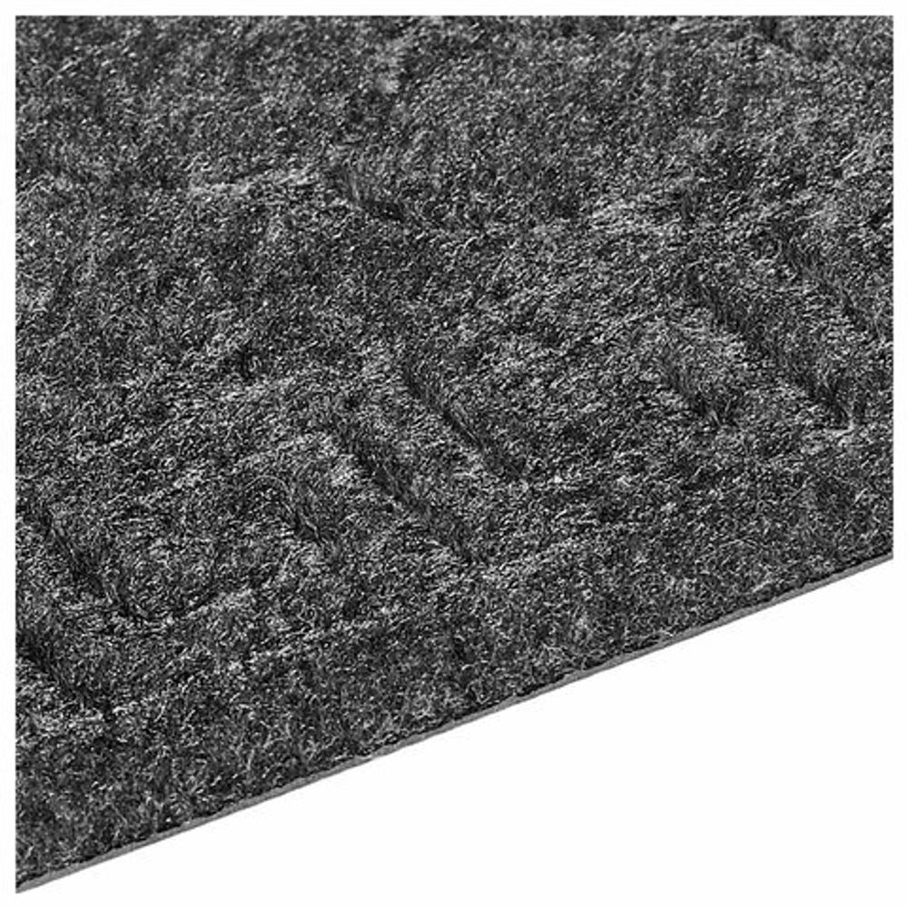 Коврик придверный 60х90 см, СЕРЫЙ, грязезащитный, 430 г/м2, фактурный рисунок ЧЕШУЙКИ, ЛЮБАША, 701061