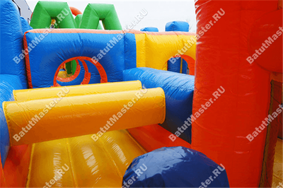 Надувная полоса препятствий "Летняя забава"