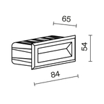 Подсветка для лестниц Outdoor O045SL-L3B3K