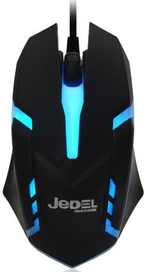 Мышь проводная Jedel M66 USB черный