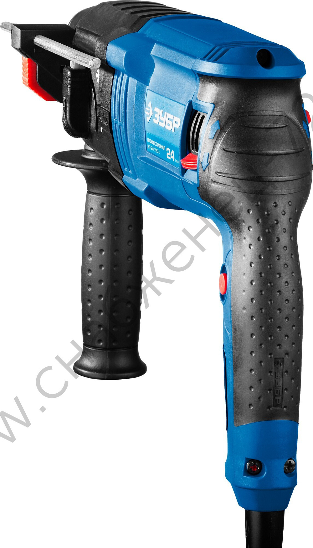 ЗУБР 24 мм, 750 Вт, перфоратор SDS Plus, Профессионал (ЗП-24-750 К)