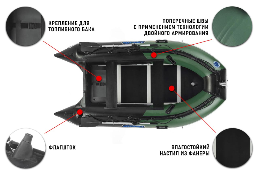 Лодка ПВХ STORMLINE Adventure Standard 430 (2024)
