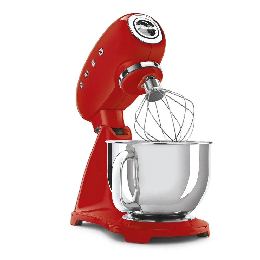 Миксер планетарный Smeg SMF03RDEU красный