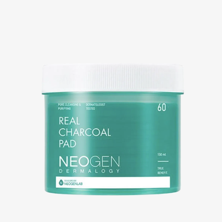 NEOGEN Тонер-пэды с чёрным углём Dermalogy Real Charcoal Pad (60 шт)