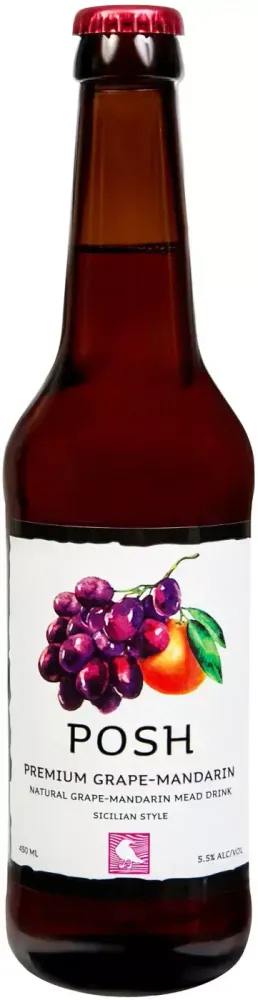 Медовуха Пош Виноград-Мандарин / Posh Grape-Mandarin 0.45 - стекло