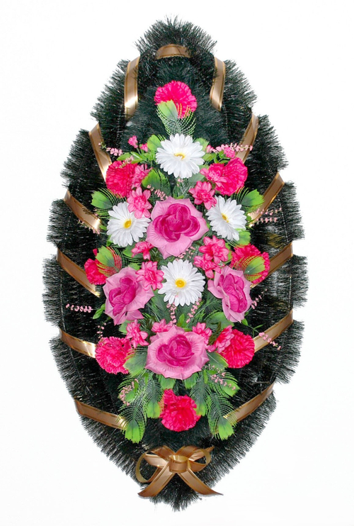 Траурный венок «Стандарт» №18 (110 см)