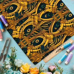 Ткань Ниагара Софт этнический флёр