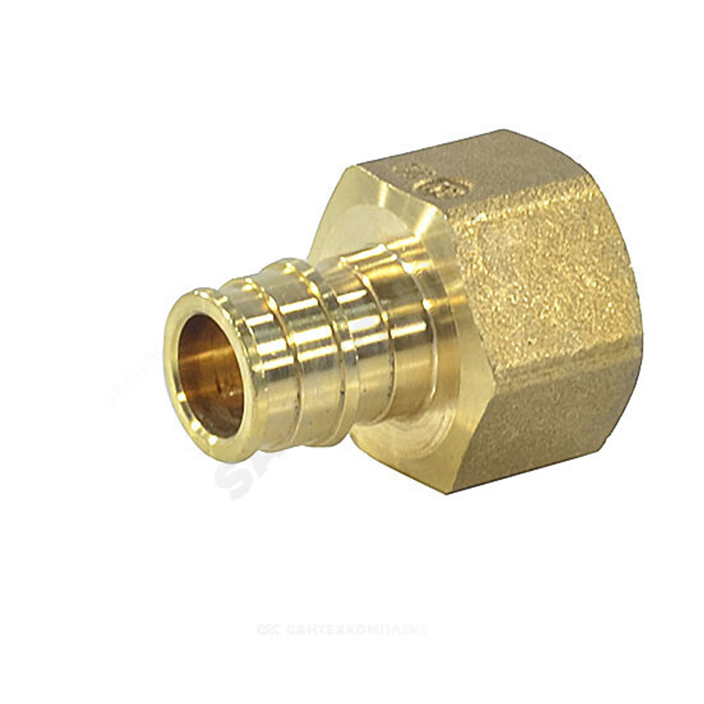 Муфта для PE-X труб радиальная латунь Дн 20х1/2" ВР GX109 Giacomini GX109Y034