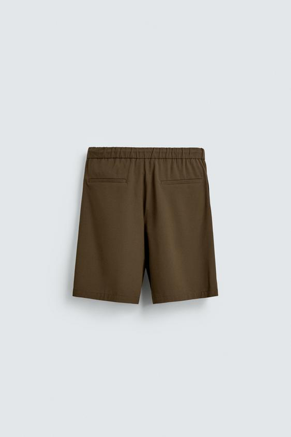 ZARA ТЕХНИЧЕСКИЕ ШОРТЫ RELAXED FIT, ТАБАЧНЫЙ